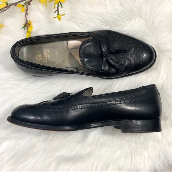 alden black tassel loafer